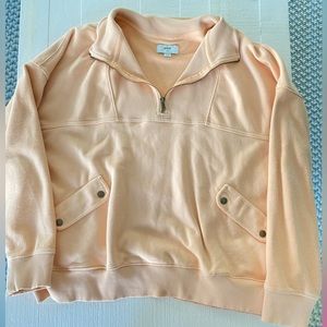 Aerie Coral Quarter zip